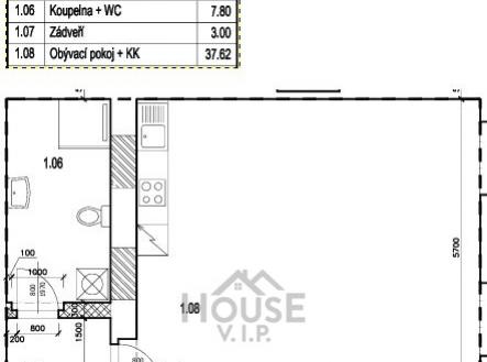 Prodej bytu, 1+kk, 52 m²