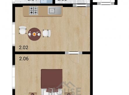 Prodej bytu, 2+kk, 60 m²
