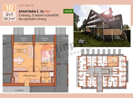 Prodej bytu, 2+1, 38 m²