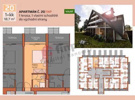 Prodej bytu, 1+kk, 19 m²