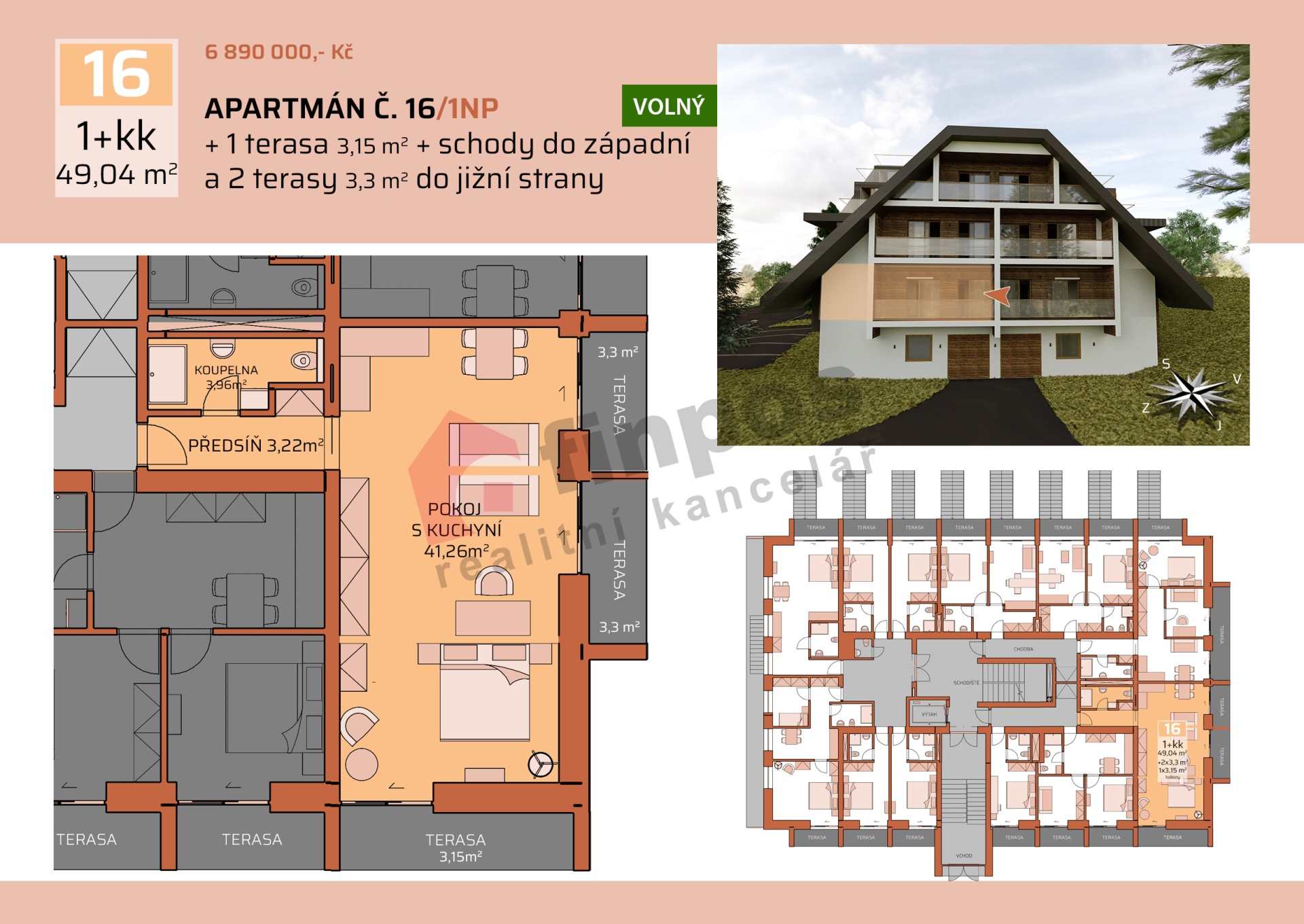Prodej apartmánu č. 16 v Krkonoších