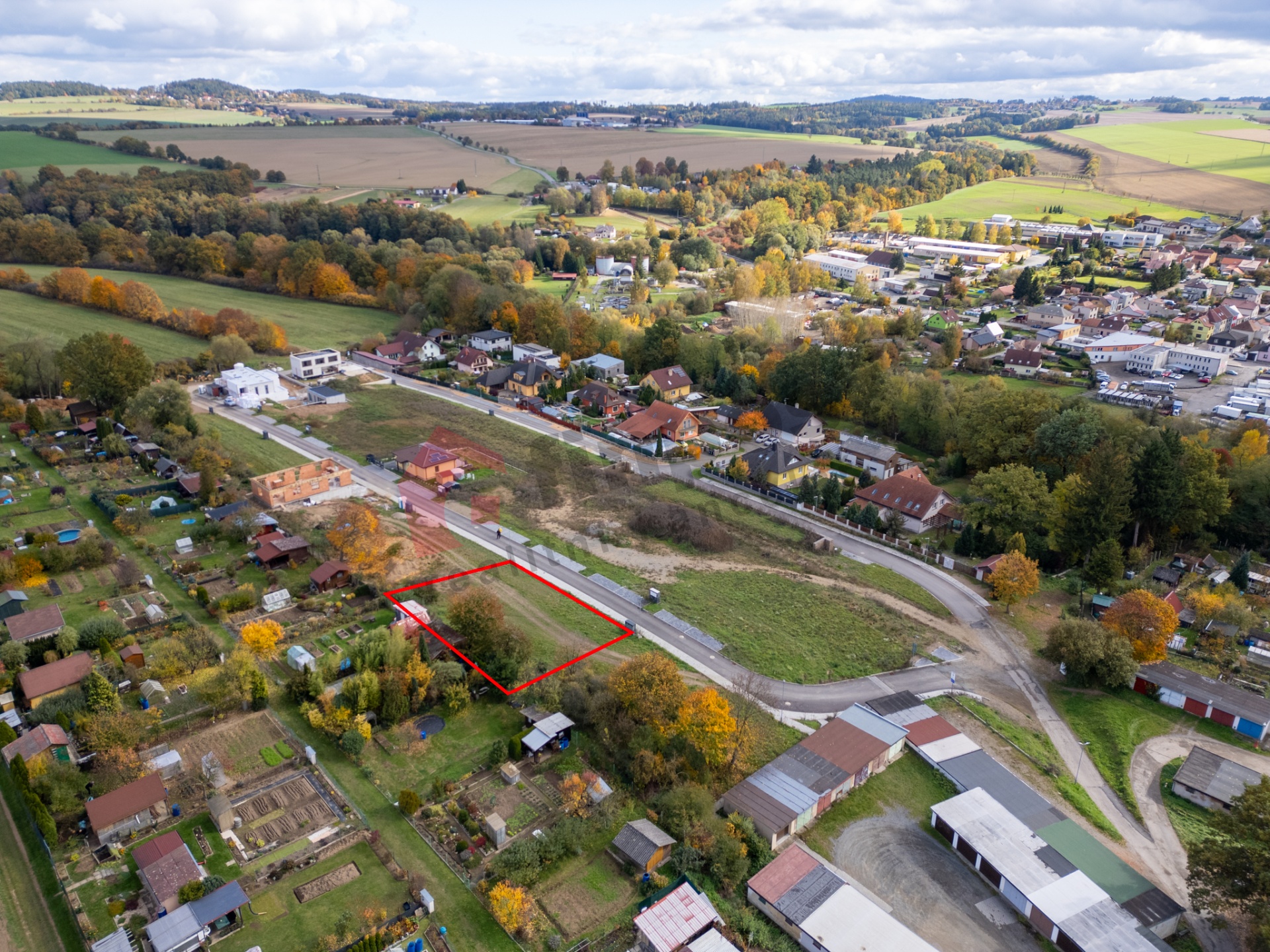 Prodej stavebního pozemku ve Vlašimi