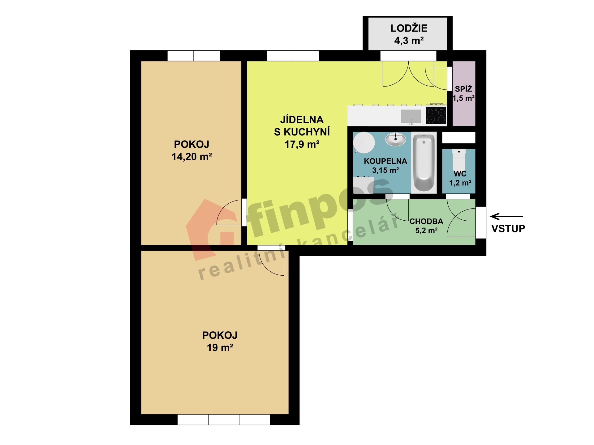 3+kk, 83 m2, Deštné v Orlických horách 338, 517 91 