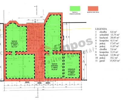 Prodej nájemního domu, 318 m²