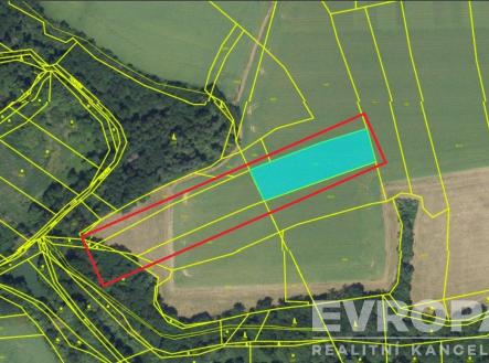 Prodej pozemku, zemědělská půda, 6 844 m²