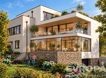 Prémiový byt 4+kk 148,8 m² , terasa, vlastní zahrada 92,8 m², garážové stání, sklep, koje Praha 13 –