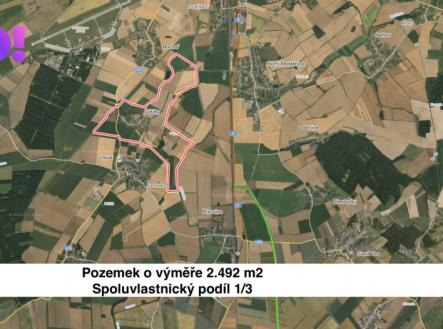 Prodej - pozemek, zemědělská půda, 831 m² obrázek