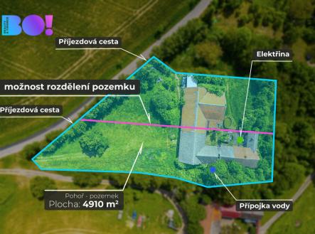 Prodej - pozemek pro bydlení, 4 910 m²