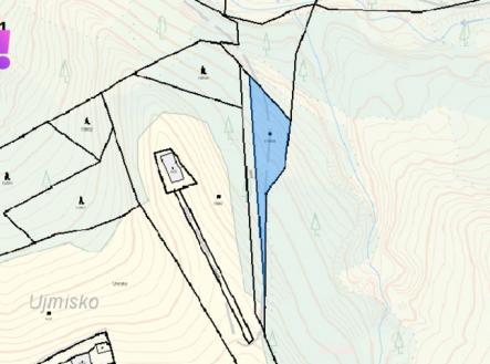 Prodej - pozemek, les, 1 358 m²