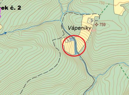 Prodej pozemku, les, 2 393 m²