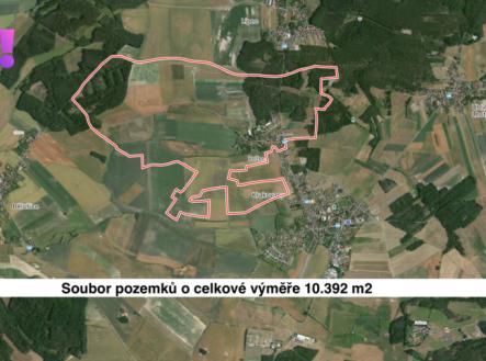 Prodej - pozemek, zemědělská půda, 10 392 m²