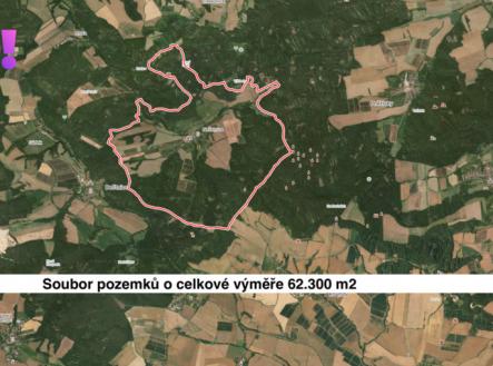 Prodej - pozemek, zemědělská půda, 62 300 m²