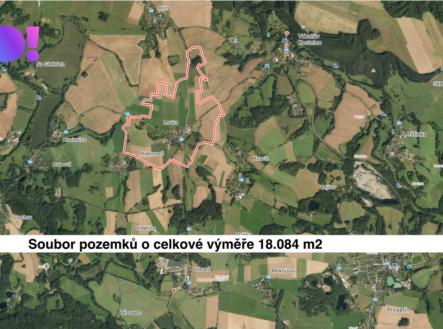 Prodej - pozemek, trvalý travní porost, 18 084 m²