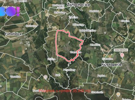 Prodej - pozemek, zemědělská půda, 35 000 m²