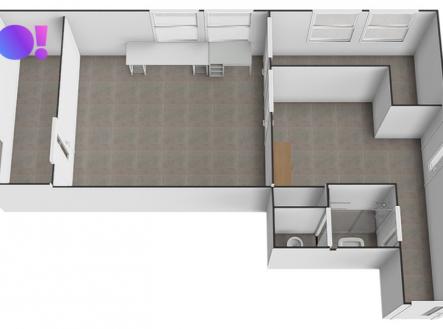 Pronájem obchodní prostory, 59 m²