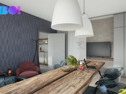 Pronájem kanceláře, 43 m²