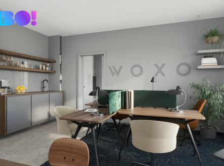 Pronájem kanceláře, 43 m²