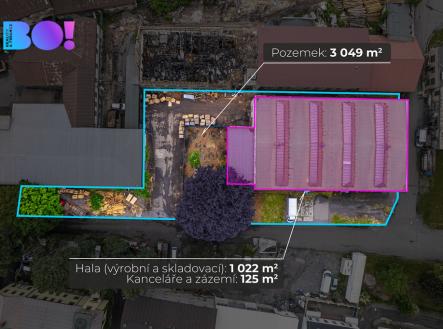 Prodej výrobní prostor, 1 147 m²