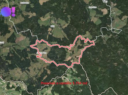 Prodej - pozemek, trvalý travní porost, 3 754 m²