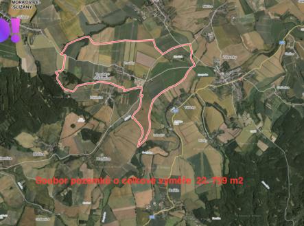 Prodej - pozemek, zemědělská půda, 22 759 m²
