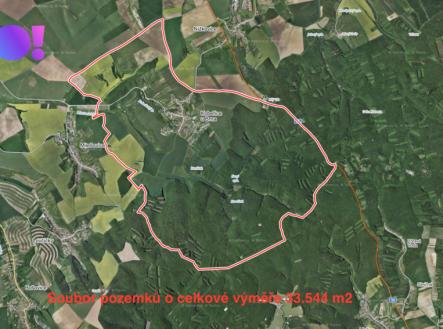 Prodej - pozemek, zemědělská půda, 33 544 m²