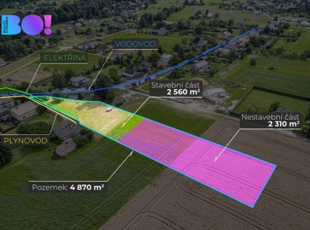 Prodej pozemku pro bydlení, 2 560 m²