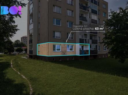 Prodej bytu, 3+1, 63 m²