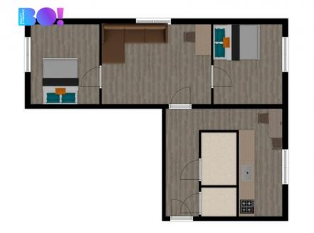 Prodej bytu, 3+1, 58 m²