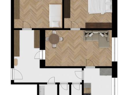 Prodej bytu, 3+1, 75 m²