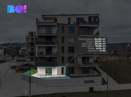 Pronájem bytu, 2+kk, 54 m²