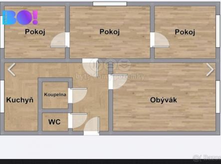 Prodej bytu, 4+1, 75 m²