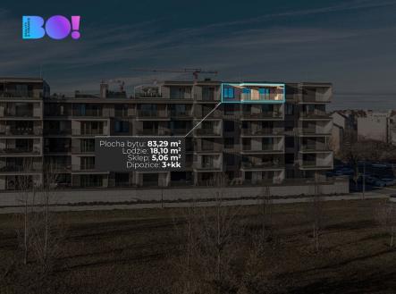 Pronájem bytu, 3+kk, 101 m²