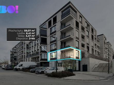 Pronájem bytu, 2+kk, 59 m²
