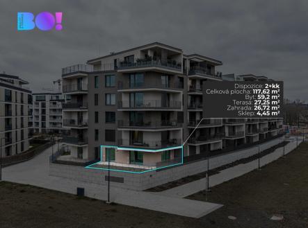 Pronájem bytu, 2+kk, 117 m²