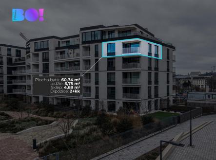 Pronájem bytu, 2+kk, 61 m²