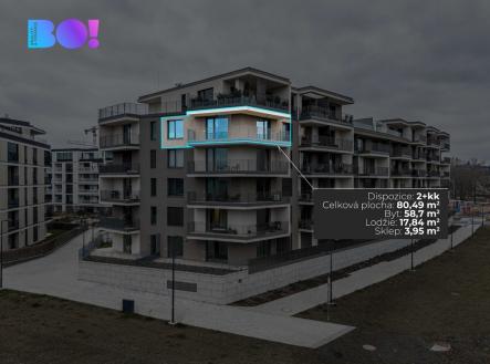 Pronájem bytu, 2+kk, 80 m²