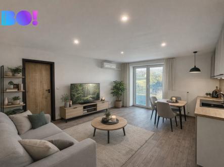 Pronájem bytu, 2+kk, 46 m²