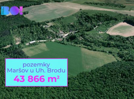 Prodej pozemku, zemědělská půda, 43 866 m²