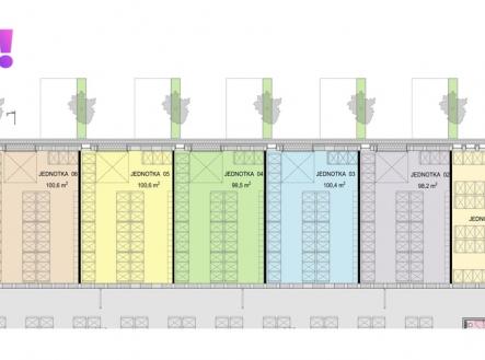Pronájem skladovací prostor, 100 m²