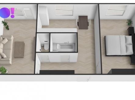 Prodej bytu, 2+1, 54 m²