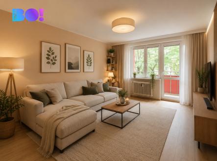 Prodej bytu, 2+1, 54 m²