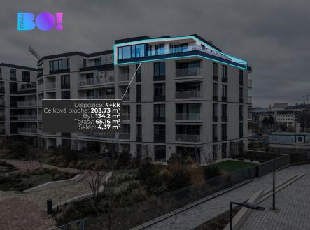 Pronájem kanceláře, 203 m²