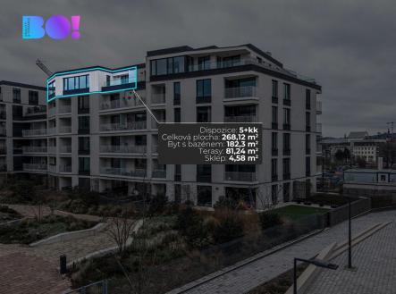 Pronájem kanceláře, 268 m²