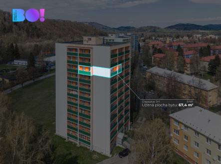 Prodej bytu, 3+1, 70 m²