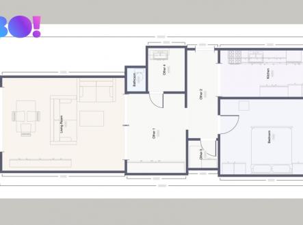 Prodej bytu, 2+1, 80 m²