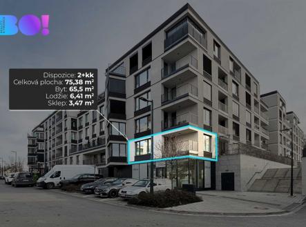 Pronájem kanceláře, 75 m²
