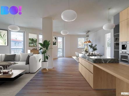 Pronájem bytu, 4+kk, 126 m²