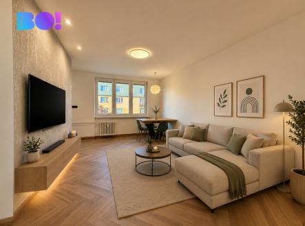 Pronájem bytu, 2+1, 53 m²