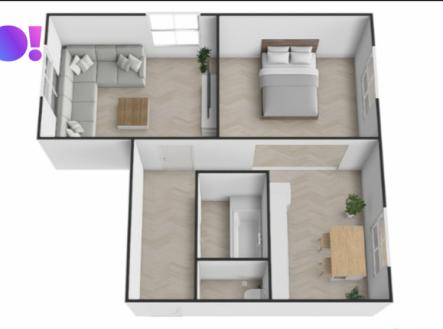 Prodej bytu, 2+1, 56 m²