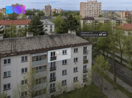 Pronájem bytu, 2+1, 47 m²